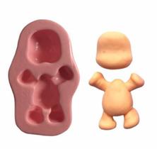 Molde de silicone corpo universal boneco, resina, confeitaria, biscuit molds planet rb849