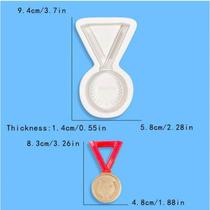 Molde de Silicone Corrida - Medalha de Campeão 1 Lugar