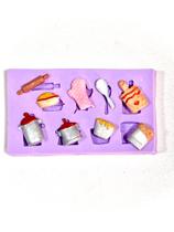 Molde de silicone cozinha para decorar f96