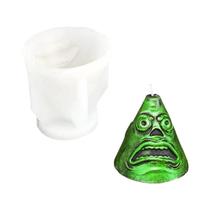 Molde De Silicone De Caveira E Fantasma De Halloween, 4 Estilos (Abóbora, Zumbi), Kit DIY De Molde De Silicone De Caveira E Fantasma De Halloween, 4 Estilos (Abóbora, Zumbi), Kit DIY De