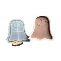 Molde De Silicone De Fantasma E Bruxa Para Halloween Para DIY, Jarro De Armazenamento De Abóbora, Molde De Silicone De Fantasma E Bruxa Para Halloween Para DIY, Jarro De Armazenamento De Abóbora,