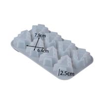 Molde De Silicone De Homem De Gengibre Para Árvore De Natal Com 6 Cavidades Para Sabonete, Vela,