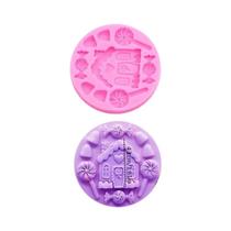 Molde De Silicone De Natal Com Rena, Papai Noel E Morangos Para Artesanato Em Fondant E Cupcake Molde De Silicone De Natal Com Rena, Papai Noel E Morangos Para Artesanato Em Fondant E Cupcake