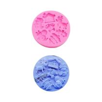 Molde De Silicone De Natal Para Resina E Joias DIY: Papai Noel, Árvore, Sapato, Sino, Bengala, Molde De Silicone De Natal Para Resina E Joias DIY: Papai Noel, Árvore, Sapato, Sino, Bengala,