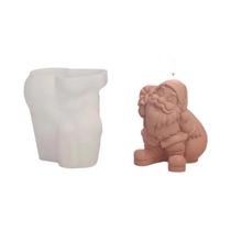 Molde De Silicone De Papai Noel Para Velas Aromáticas, Sabonetes, Artesanato Em Resina, Presentes De