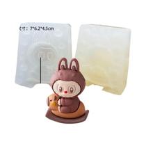 Molde De Silicone De Personagens De Desenho Animado Para Decoração De Bolo De Chocolate Fondant,