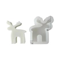 Molde De Silicone De Rena De Natal Para Velas, Sabonetes Artesanais, Resina E Artesanato Em Concreto
