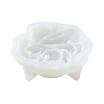 Molde De Silicone De Resina Com Flor De Peônia Rosa Elegante Para Velas Artesanais, Fabricação De