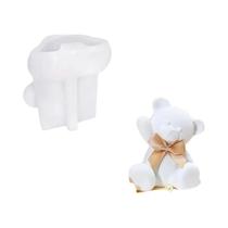Molde De Silicone De Urso Fofo Para Fazer Velas DIY, Artesanato Em Gesso, Decoração De Casa E Molde De Silicone De Urso Fofo Para Fazer Velas DIY, Artesanato Em Gesso, Decoração De Casa E