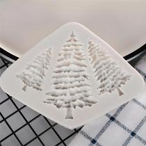 Molde De Silicone Em Forma De Árvore De Natal Para Bolo, Ferramentas DIY Para Decoração De Chocolate