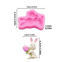 Molde De Silicone Em Forma De Cenoura Para Decoração De Bolos, Molde De Resina DIY Para Coelhinho Da Molde De Silicone Em Forma De Cenoura Para Decoração De Bolos, Molde De Resina DIY Para Coelhinho Da