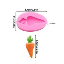Molde De Silicone Em Forma De Cenoura Para Decoração De Bolos, Molde De Resina DIY Para Coelhinho Da Molde De Silicone Em Forma De Cenoura Para Decoração De Bolos, Molde De Resina DIY Para Coelhinho Da