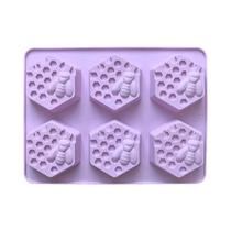 Molde De Silicone Em Forma De Colmeia 3D Para DIY Sabonete Chocolate Decoração De Bolos Ferramentas Molde De Silicone Em Forma De Colmeia 3D Para DIY Sabonete Chocolate Decoração De Bolos Ferramentas