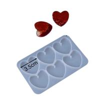 Molde De Silicone Em Forma De Coração De Borboleta Com 6 Furos Para DIY, Fabricação De Chaveiros Em