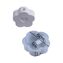 Molde De Silicone Em Forma De Coração De Casa Arco-Íris Para DIY Pequeno Vaso Para Decoração De Molde De Silicone Em Forma De Coração De Casa Arco-Íris Para DIY Pequeno Vaso Para Decoração De