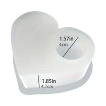 Molde De Silicone Em Forma De Coração Para Artesanato Em Resina DIY, Castiçais, Ornamentos De Gesso, Molde De Silicone Em Forma De Coração Para Artesanato Em Resina DIY, Castiçais, Ornamentos De Gesso,