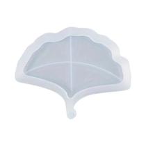 Molde De Silicone Em Forma De Folha De Ginkgo Para Tray De Armazenamento De Joias Feitas À Mão Em