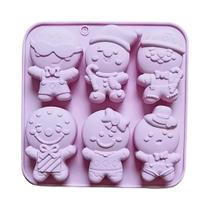 Molde De Silicone Em Forma De Homem De Gengibre Para Doces, Chocolate, Bolos, DIY, Velas Aromáticas Molde De Silicone Em Forma De Homem De Gengibre Para Doces, Chocolate, Bolos, DIY, Velas Aromáticas