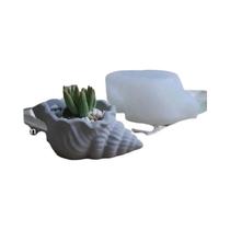 Molde De Silicone Em Forma De Tartaruga Para Vaso De Planta Suculenta Decoração De Resina De Gesso Molde De Silicone Em Forma De Tartaruga Para Vaso De Planta Suculenta Decoração De Resina De Gesso
