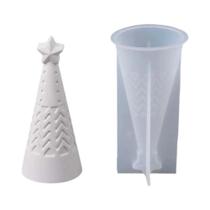 Molde De Silicone Em Formato De Cone Estrela De Natal Para Velas DIY, Sabonetes Artesanais, Resina E Molde De Silicone Em Formato De Cone Estrela De Natal Para Velas DIY, Sabonetes Artesanais, Resina E