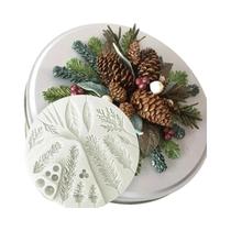 Molde De Silicone Em Formato De Guirlanda De Pinhas Para Velas, Aromaterapia, Sabonetes Artesanais,