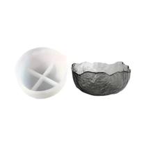 Molde De Silicone Em Formato Irregular Para Tigelas De Armazenamento, Resina Epóxi, Gesso E Concreto