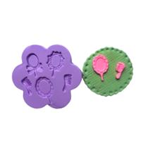Molde de silicone espelho pente princesa para decorar f762 Molde de silicone espelho pente princesa para decorar f762