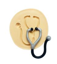 Molde de silicone estetoscópio confeitaria biscuit f544 Molde de silicone estetoscópio confeitaria biscuit f544