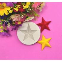 Molde de silicone estrela para decorar f194