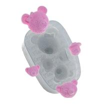 Molde de Silicone Familia de Ursinhos Ref. 77 Flexarte Rizzo Confeitaria