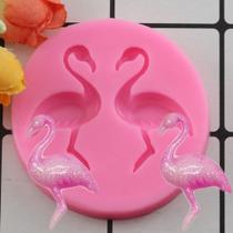 Molde de silicone flamingo para decorar f304