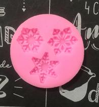 Molde de silicone flocos de neve para decorar f323 Molde de silicone flocos de neve para decorar f323