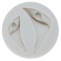 Molde de Silicone Flor Copo de Leite Pasta Americana Biscuit Molde de Silicone Flor Copo de Leite Pasta Americana Biscuit