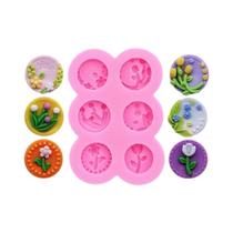 Molde De Silicone Flor De Pessegueiro DIY Para Resina, Capa De Celular, Molde 3D De Flor Para