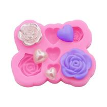 Molde De Silicone Flor De Pessegueiro DIY Para Resina, Capa De Celular, Molde 3D De Flor Para