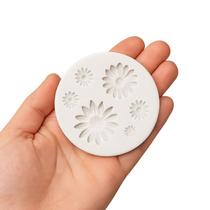 Molde De Silicone Flor Para Confeitaria Ou Biscuit - Margarida Molde De Silicone Flor Para Confeitaria Ou Biscuit - Margarida