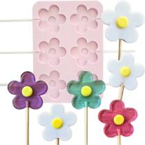 Molde de Silicone Flores 5cm Molde de Silicone Flores 5cm