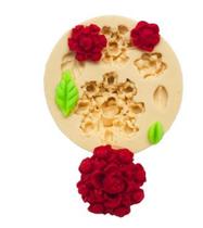 Molde de silicone flores, jardim, resina, confeitaria, biscuit molds planet