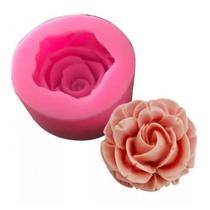 Molde de Silicone Flores - Rosa Detalhada Mod 1 - Cia do Molde