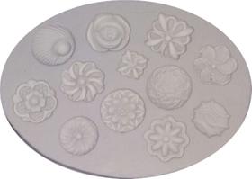 Molde De Silicone Flores Variadas Confeitaria E Biscuit