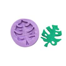 Molde de silicone folha costela de adão para decorar f779