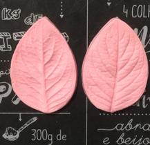 Molde de silicone folha para decorar f294