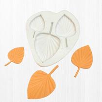 Molde de Silicone Folhas de Palmeira