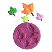 Molde de silicone folhas para decorar f243 Molde de silicone folhas para decorar f243