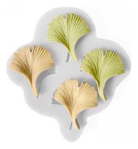 Molde De Silicone: Folhas Variadas - 2,8 x 2,5 cm
