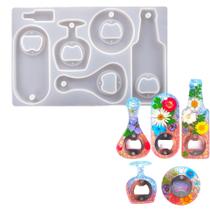 Molde De Silicone Formato Abridor de Cerveja