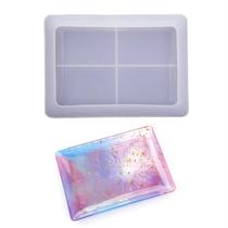 molde de silicone formato bandeja Retangular modelo 1