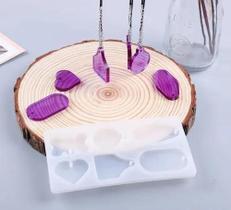 Molde De Silicone Formato Bijuterias E Chaveiros Modelo 3 Molde De Silicone Formato Bijuterias E Chaveiros Modelo 3