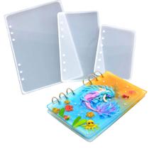 Molde de Silicone Formato Capa de Caderno 3 Tamanhos P,M,G
