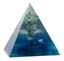 Molde De Silicone Formato Orgonite Piramide